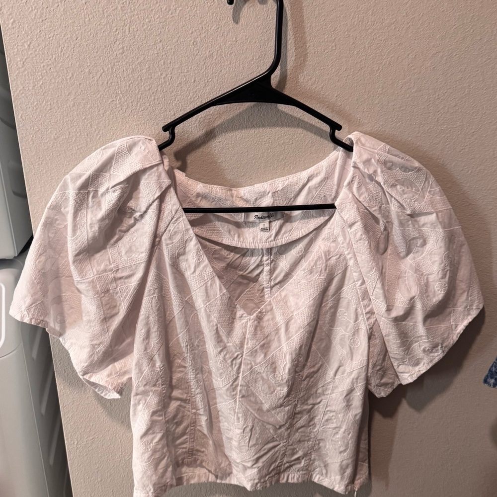 Madewell White Blouse